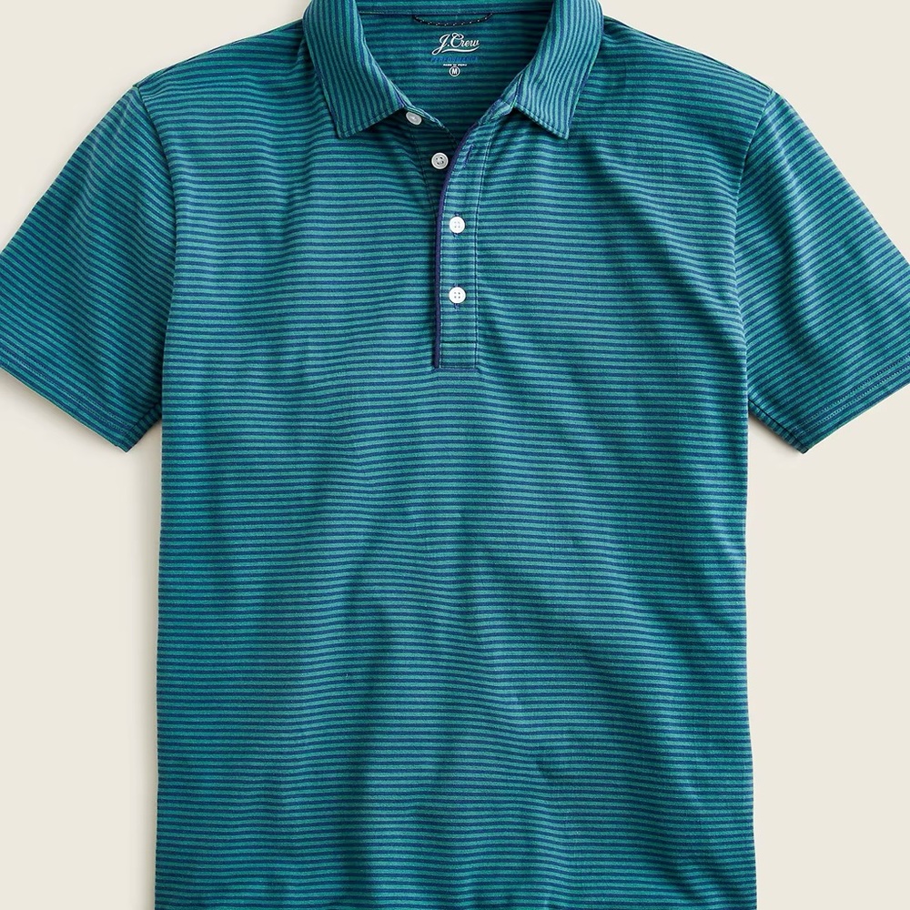Jcrew performance jersey collar shirt